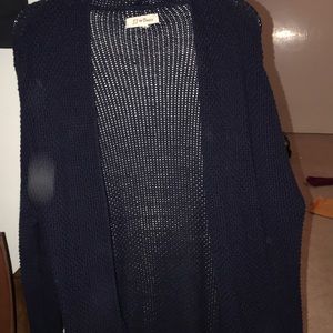 Navy cardigan